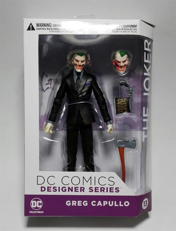 DC COMICS Designer Series DC Collectibles Batman The Joker by Greg Capullo PVC Action Figure Collectible Model Toy 16cm KT3142