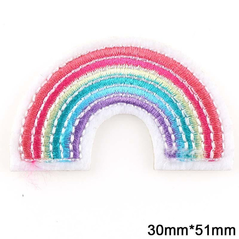 Embroidery CuteMushroom DreamCup Patches For Clothing Sea Summer Style Iron On Patches Punk Motif Applique DIY Accessory Clothes
