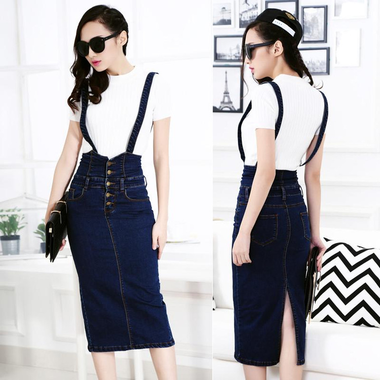 Rompers Womens Jumpsuit 2017 New Fashionable Denim Playsuits Skinny Sexy Overalls Women With Strap Elegant Jumpsuit