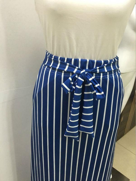 JRRY Casual Two Pieces Striped Women Maxi Dresses White Tank Top Sashes Pockets Long Dress Vestidos