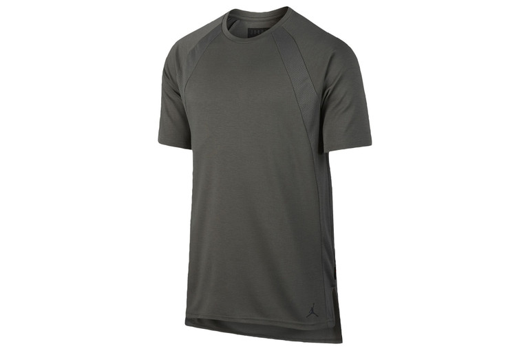 Jordan JSW Tech Short Sleeve Top - River Rock/Black