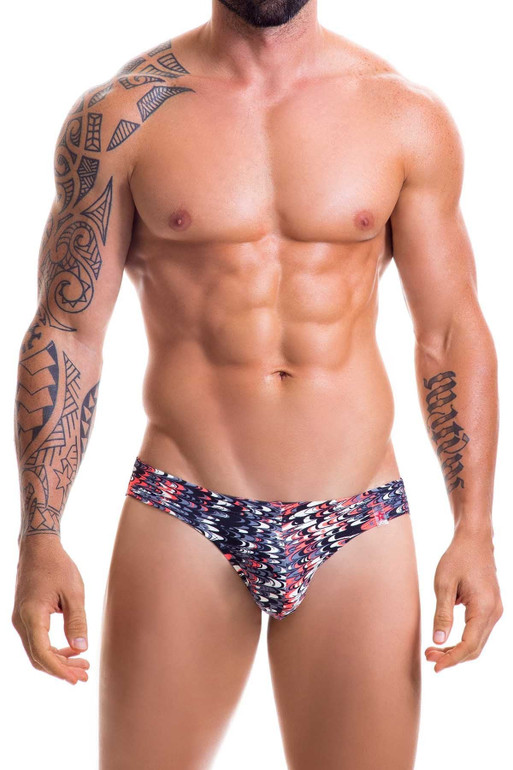 Jor Printed Gray Sunny Swim Bikini Brief