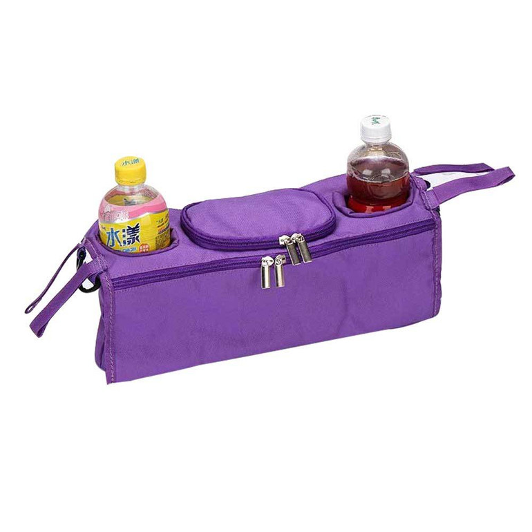 Baby Stroller Bag Accessories 3 in 1 Organizer Infant Carriage Cooler Wheel Hanging Bags Cart Bottle Holder FJ88
