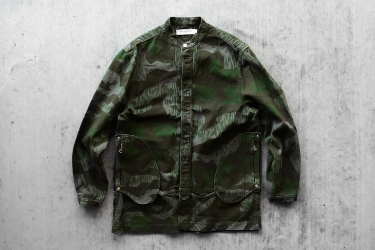 Mr.Completely Banded Collar Jacket - Forest Camo