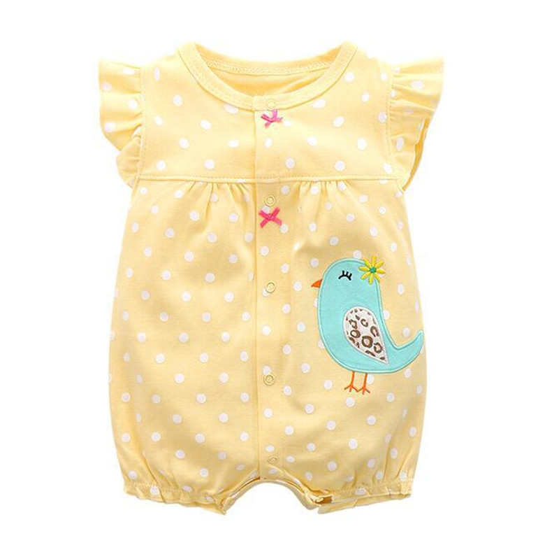 2018 summer baby girl clothes one-pieces jumpsuits baby clothing , cotton short romper infant boys clothes roupas menina