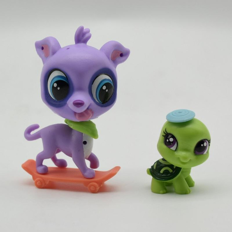LPS Toy Shop Cute fur seal, puppy, cat and tortoise Action Figure PVC LPS Toys for Children Birthday/Christmas Gift
