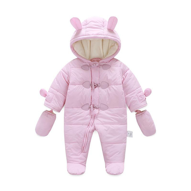 Baby Romper Fleece Lining Newborn Sleeping Coveralls Winter Costume For Boys Outfits Girls Cotton Jumper Infant Set