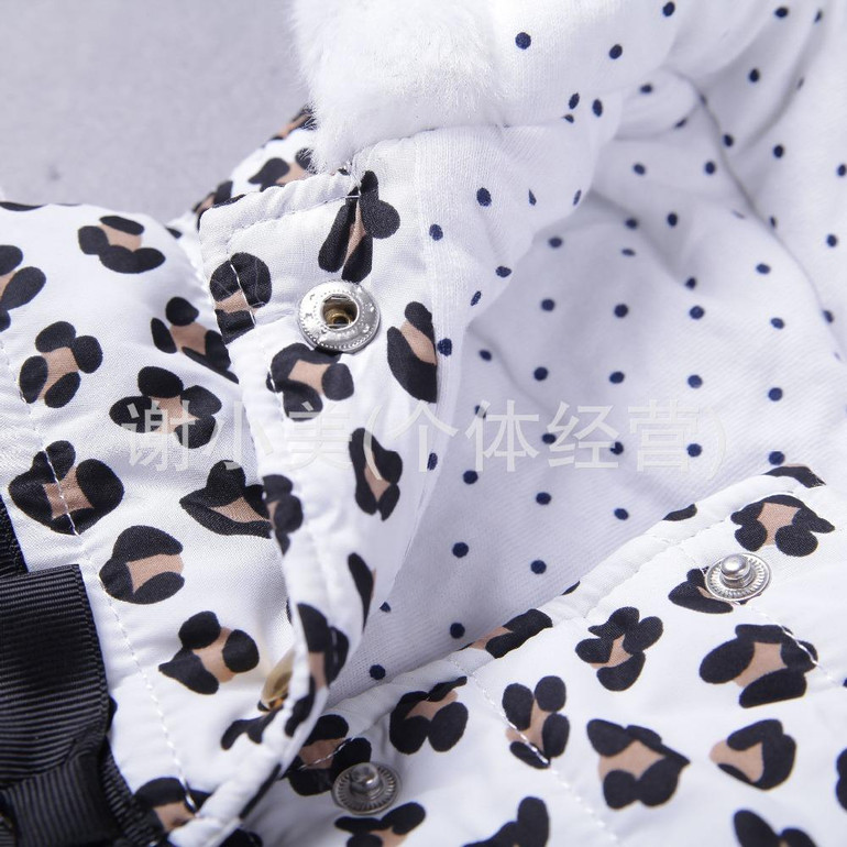Baby leopard grain vest coat