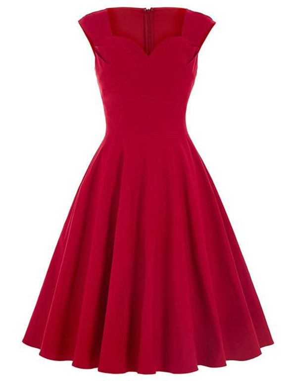Belle Poque Summer Dress 2017 Robe Sexy Black Green Women Dress Tunic Casual 1950s 60s Retro Vintage Rockabilly Big Swing Dress