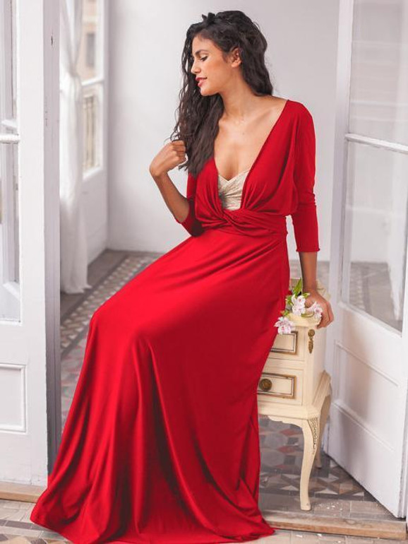 Beautiful Multiple Wear Method Maxi Dress Evening Dress