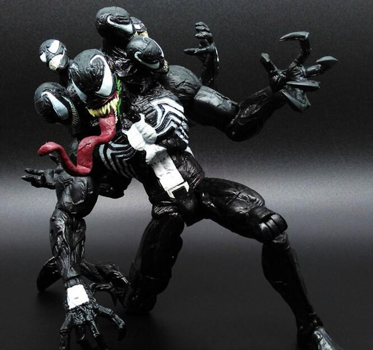 NEW 1pcs 20cm spider-man Venom pvc toy Action Figure toys dolls for Kids Birthday Christmas gift opp bag