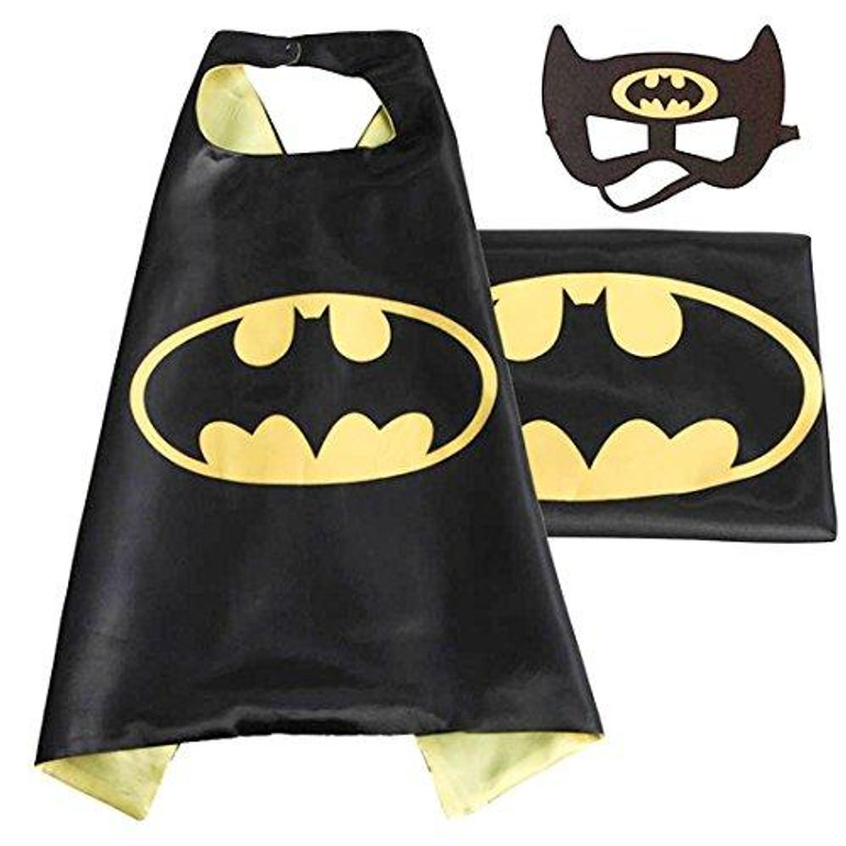 New 11 styles Mask+cape kids baby superhero spider man superman batman spiderman cosplay carnival birthday party costume clothes