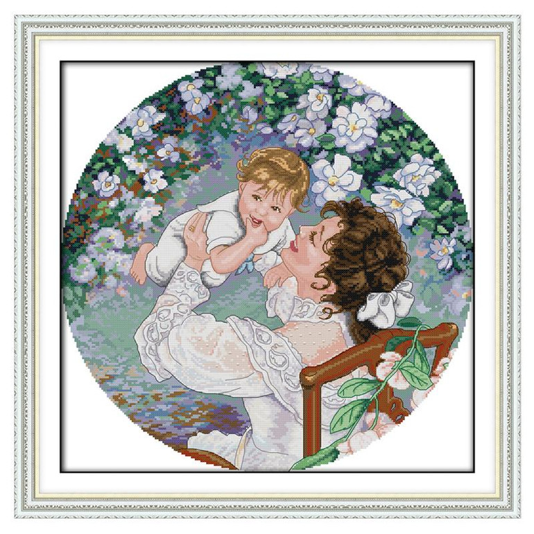 NEW !! Mother's Love Counted Cross Stitch 11CT 14CT Cross Stitch Chinese Cross Stitch Kits Embroidery for Home Decor Needlework