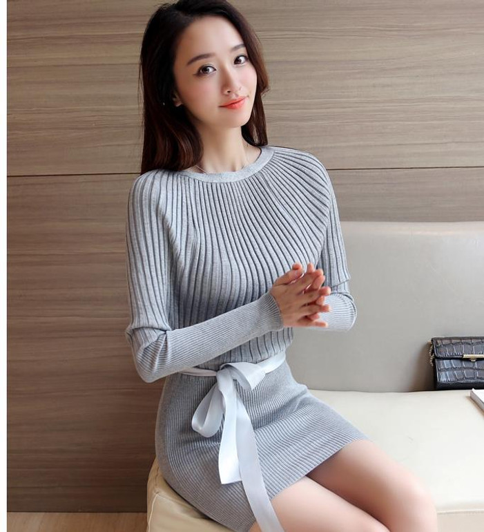2018 Korean Autumn Winter style Pull Femme Slim Comfortable o-neck Knitted Sweaters for Woman Long Sleeve Sueter Mujer Chandail