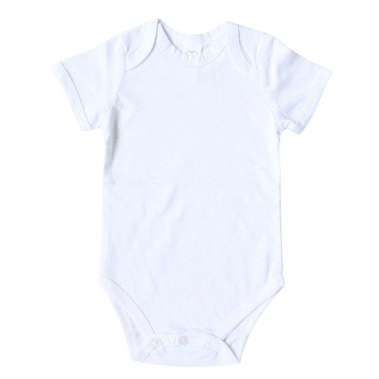 Baby Boys Girls Soild Short Sleeve Bodysuit 100% Cotton Newborn Girl Clothes