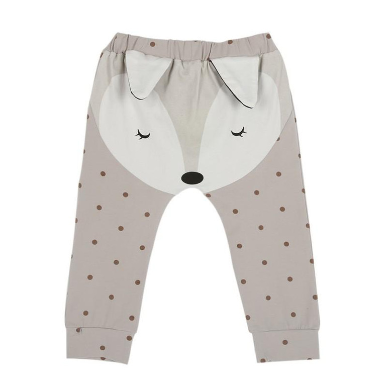 Baby Boys Girls Clothing Infants Boys Girls Harem Pants Baby Cotton Cute Cartoon Pattern Long Trousers Kids Clothes LM75