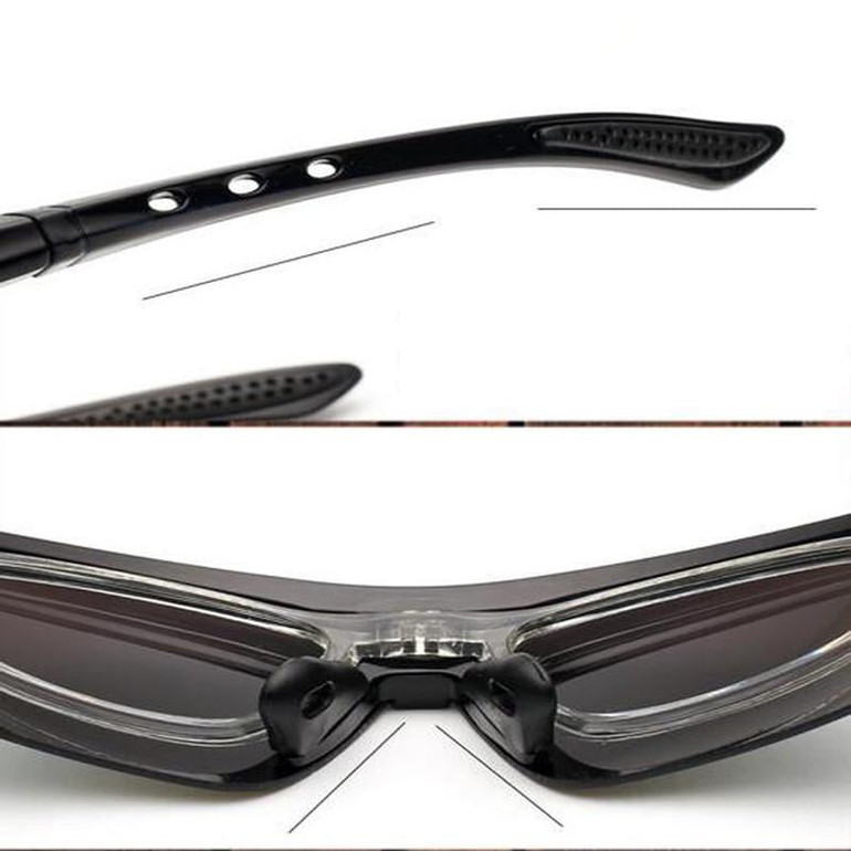 Multi Function  Colorful Myopia Can BeBrought Safety Explosion-proof 0089 Sunglasses Five Pair Of Lenses Occhiali UV400