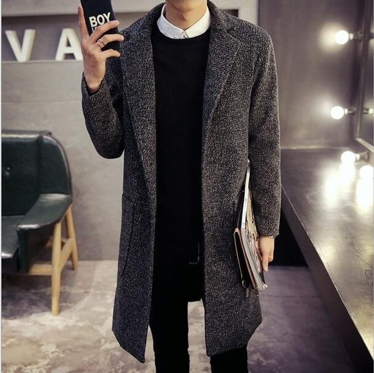 Single Breasted Trench Coat 2017 Fashion Designer Casual Classic Trenchs Mid-Long Slim Fit Jackets Coat Overcoat Free Shipping