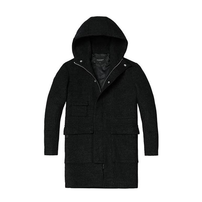 SIMWOOD Men Winter Jackets Wool Men Longer Section Woolen Coats Men Jackets Outerwear Warm Single Woolen Brand Clothing DY017004