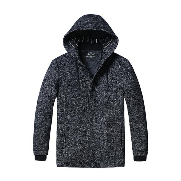 SIMWOOD Brand 2013 New Winter Coats Men casual jacket fashion Wool and Blends parkas warm mens cashmere overcoats DY103