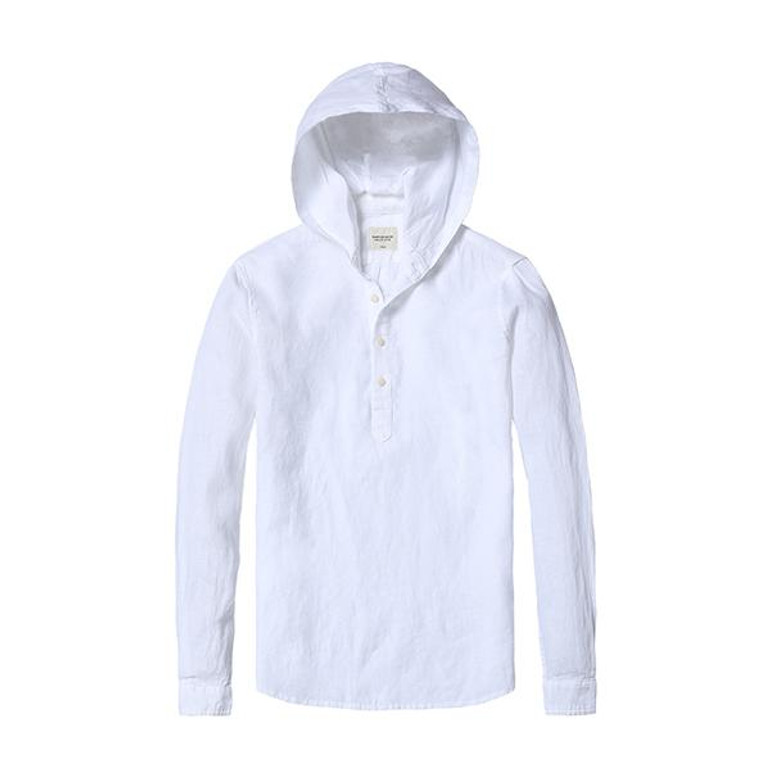 SIMWOOD 2017 Spring Summer Thin Hoodies Men 100% Pure Linen Sweatshirts Fashion Slim Fit Brand Clothing CS1588