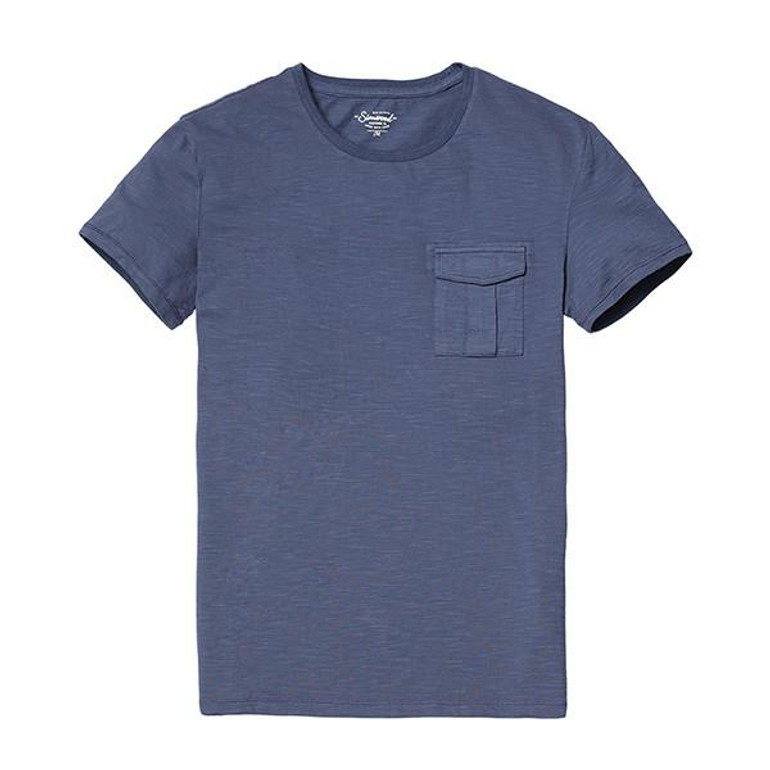 SIMWOOD 2017 Spring Summer New Arrival T Shirts Men 100% Pure Cotton Pocket Short Sleeve Tees TD1154