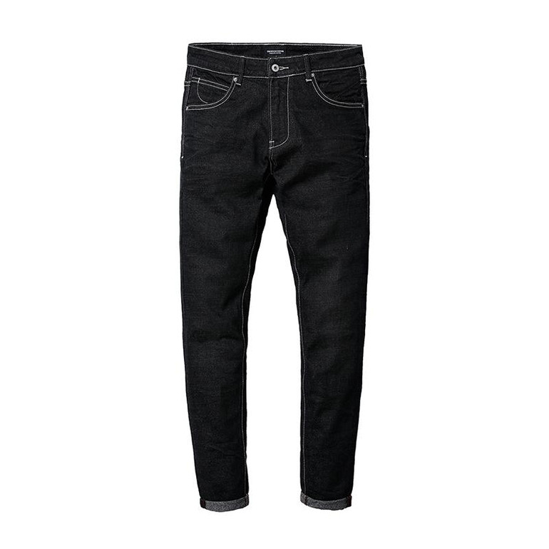 SIMWOOD 2017 New  Jeans Men Autumn Winter Fashion black  Slim Fit Trousers Denim Pants Brand clothing  High Quality SJ6072
