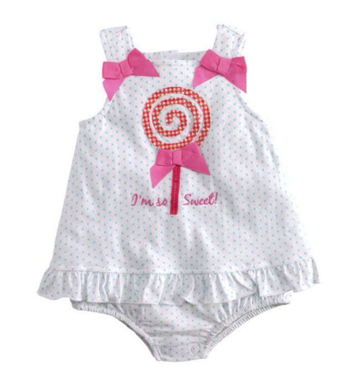 2018 Baby Rompers Summer Baby Girls Clothing Sets Cute Newborn Baby Clothes Toddler Baby Girl Clothes Roupa Infant Jumpsuits