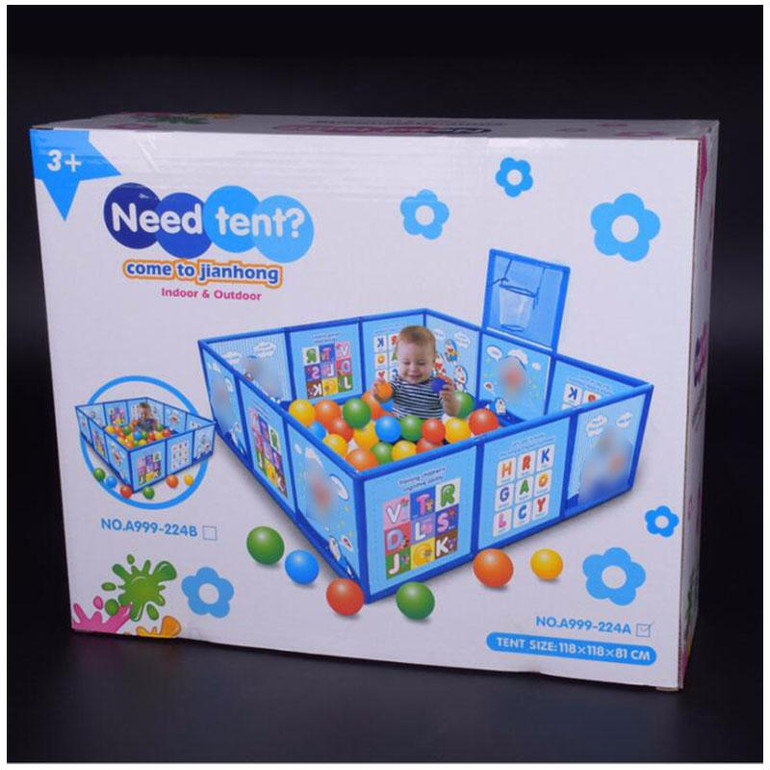 2018 Baby Playpen Kids Fence Playpen Plastic Baby Safety Fence Pool Baby Game Fence Baby Crawling Safety Guardrail Step