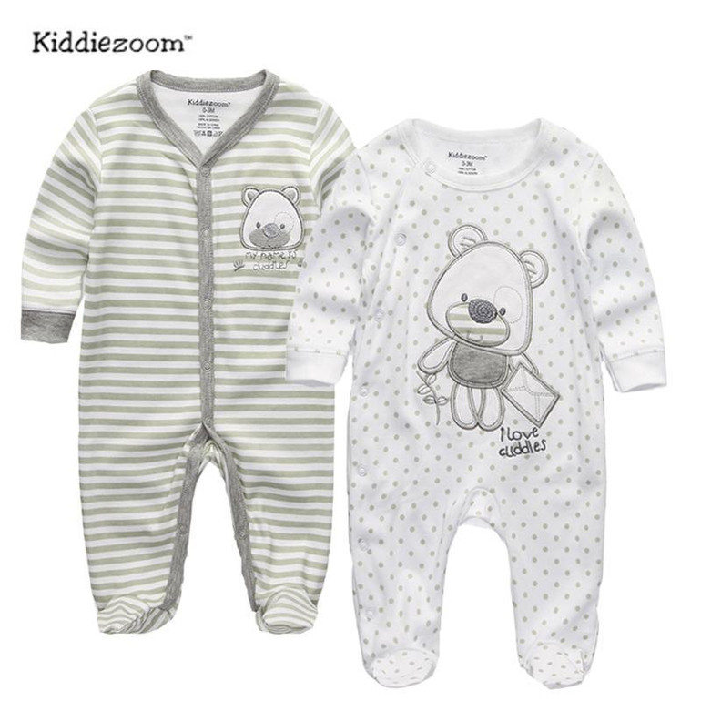 2018 baby clothes Full Sleeve cotton infantis baby clothing romper cartoon costume ropa bebe 3 6 9 12 M newborn boy girl clothes