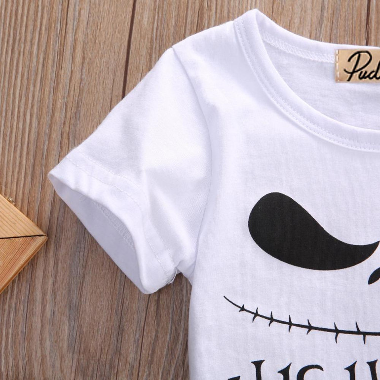 NoEnName-Null Hot sale Cotton 2 pieces Baby Boys Casual T-shirt + Cross Pants Summer Outfits Clothing
