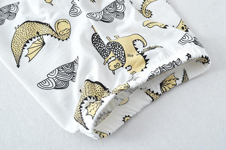 2018 New Fashion infant clothes baby boy clothes sets Long sleeve dinosaur T-shirt+pants 2pcs Newborn baby clothing set