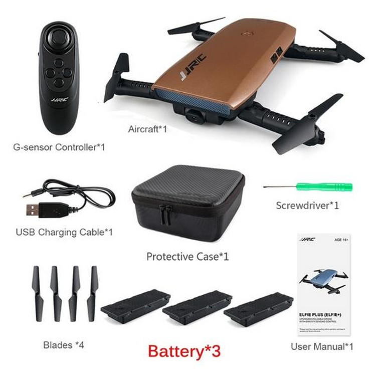 In Stock! JJR/C JJRC H47 ElFIE Plus Drone with Camera 720P hd WIFI FPV Upgraded G-sensor Control Foldable RC Selfie Quadcopter