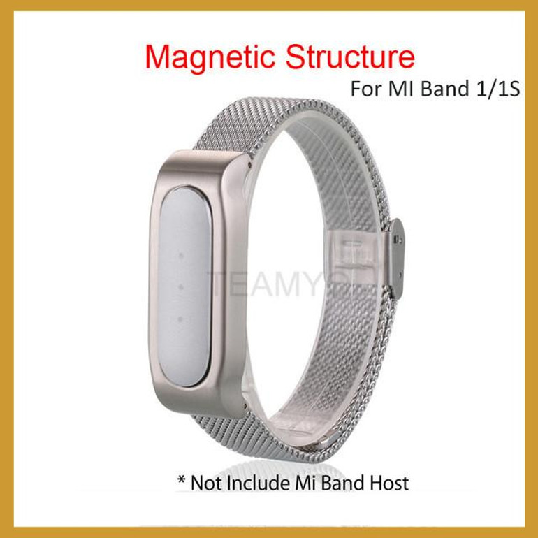 IN Stock Xiaomi Mi Band Bracelet MIBand 1S Metal Strap Wrist Blet For Mi Band 2 1S 1 Smart Miband Bracelet Pulseira Wrist Strap
