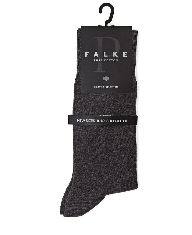 Pure Cotton Ankle Socks  - Grey