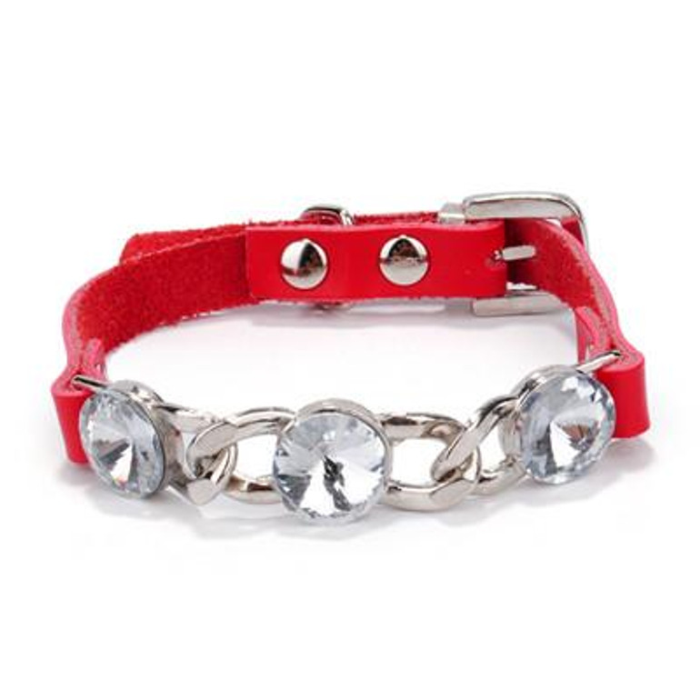 Puppy Pet Dog Cat Collars Crystal Diamond Bling Rhinestone Small Animals Necklace Accessories Pet Collar