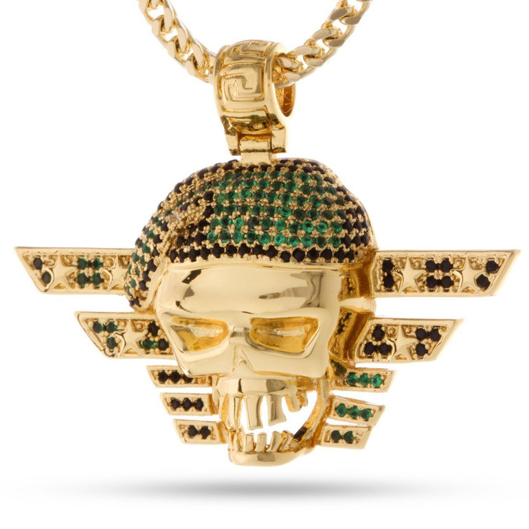 Suicide Squad x KING ICE - The Rick Flag Necklace (Gold)