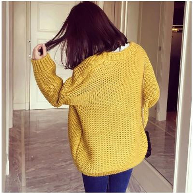 Sueter Mujer Invierno 2017 New Autumn Fashion Thick Womens Cardigans Sweaters Long Sleeve Casual Cardigan Women Sweater Coat