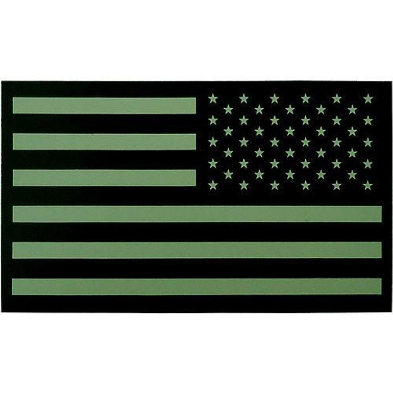 Subdued Infrared U.S. Flag Patch - Reverse