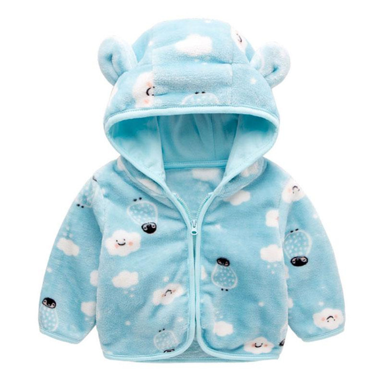 Baby Girl Spring Clothes Cartoon Jackets Soft Warm Cloth for Newborn Babies Boy Cute Infant Girls Coats Outerwear Costume 0-2T