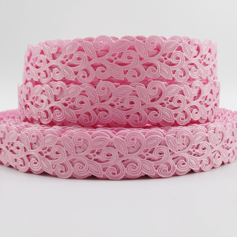 7/8"(22mm) Hollow flowers series high quality ribbon 25 yards,DIY handmade materials,wedding gift wrap, 25Y48647