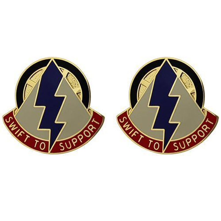 647th Support Group Unit Crest (Swift to Support)