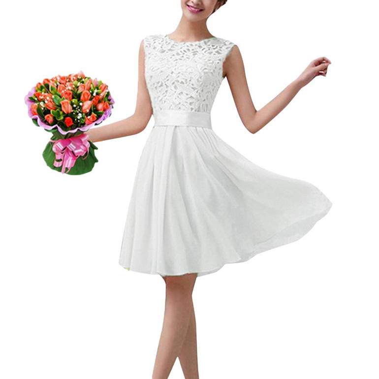 5XL Summer Chiffon Lace Dress Female 2018 Sleeveless Casual Plus Size Sundress Women Solid Elegant Princess Party Dress Vestidos 5XL Summer Chiffon Lace Dress Female 2018 Sleeveless Casual Plus Size Sundress Women Solid Elegant Princess Party Dress Vestidos