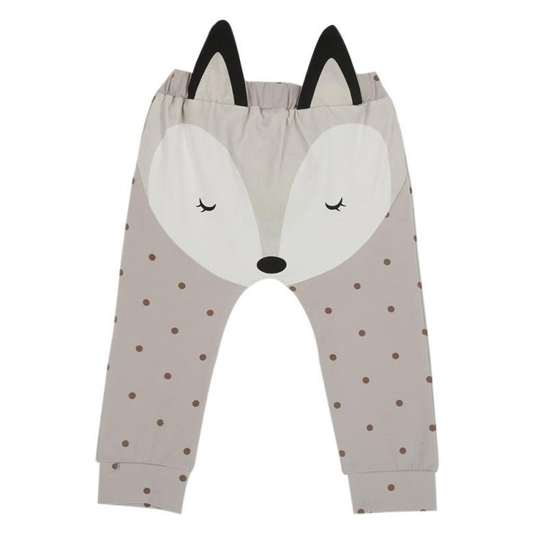 Boys Girls Pants Children's Clothing Cotton Baby Animal Pattern Long Trousers Harem Pants Kids Clothes