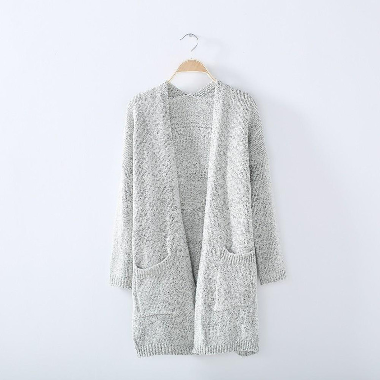2017 Autumn Winter Fashion Women Long Sleeve loose knitting cardigan cardigan sweater Womens Knitted Female Cardigan pull femme