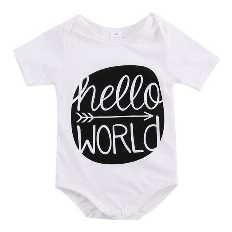 Baby Boy White Bodysuit Toddler Summer Outfits Clothes Newborn Kids Letter Jumpsuit Baby Girl Playsuit Baby Boy White Bodysuit Toddler Summer Outfits Clothes Newborn Kids Letter Jumpsuit Baby Girl Playsuit