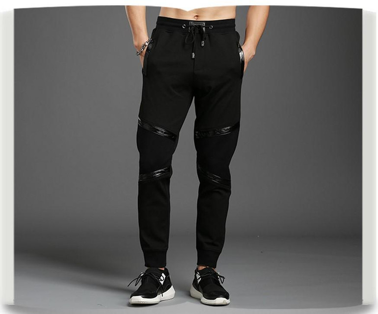 design harajuku pants streetwear fleece sweatpants Outwear Bodybuilding Pants Slim Fit design
