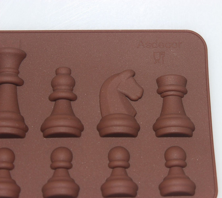 1PCS Chess Shape Silicone Cake Molds Fondant Cake Jelly Candy Chocolate Mold DIY Bakware Decorate