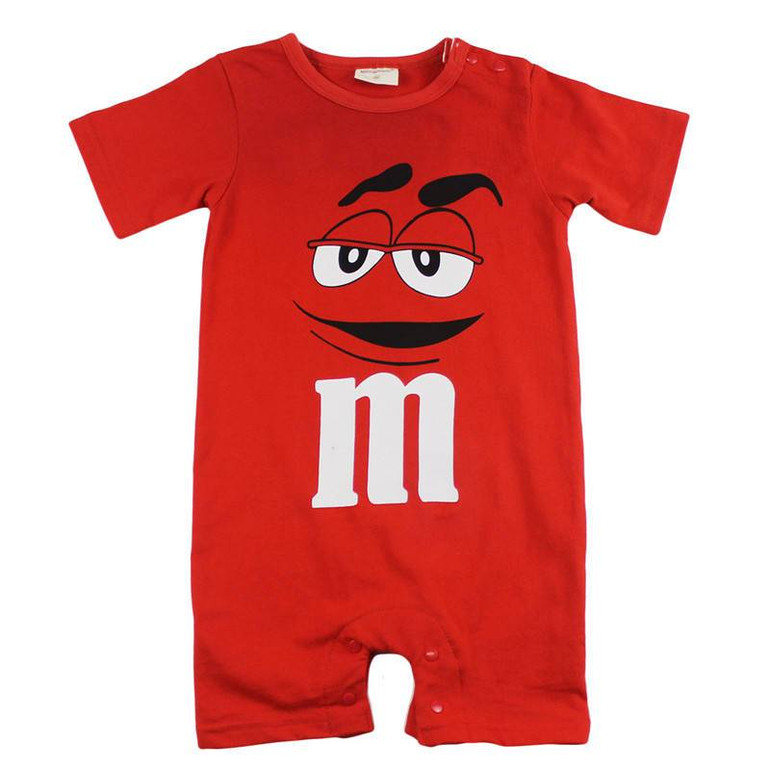 2018 Summer Newborn Baby Boy Girl Rompers Short Sleeve Cotton Jumpsuit Cartoon Printed Baby Costume Infant Clothes