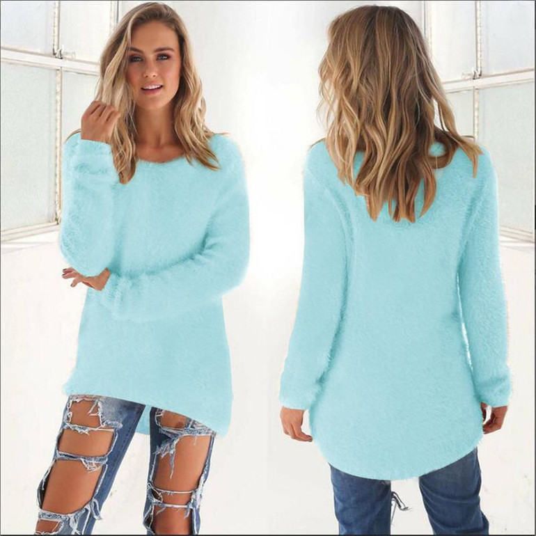 2018 Autumn Winter Women Casual Knitted Pullover Sweaters Fashion Long Sleeve O-Neck Black Red Pink Loose Female Sweater jumpers 2018 Autumn Winter Women Casual Knitted Pullover Sweaters Fashion Long Sleeve O-Neck Black Red Pink Loose Female Sweater jumpers